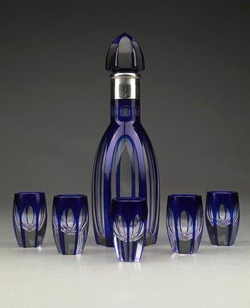 Karaf - .950 zilver - Frankrijk - Art Deco