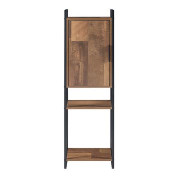 Badkamerkast Namsskogan kolomkast 115x35x25 cm walnootkleuri, Verzenden, Nieuw