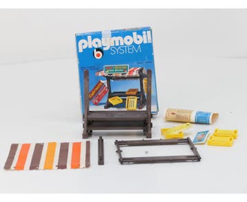 Playmobil 3296 marktkraam compleet OVP #9529, Ophalen of Verzenden, Gebruikt