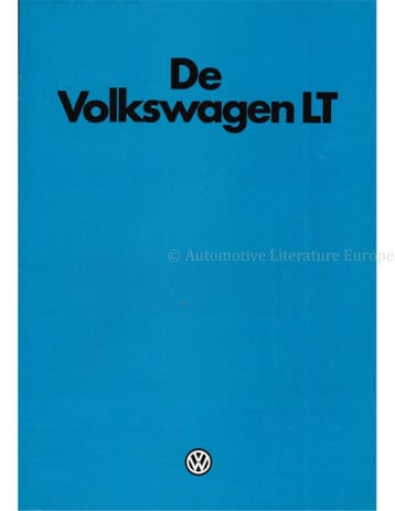1980 VOLKSWAGEN LT BROCHURE NEDERLANDS, Nieuw, Volkswagen, Author