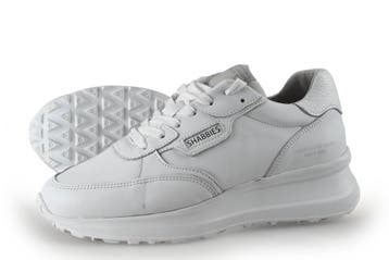 Shabbies Amsterdam Sneakers in maat 36 Wit, Shabbies Amsterdam, Verzenden, Wit, Sneakers of Gympen
