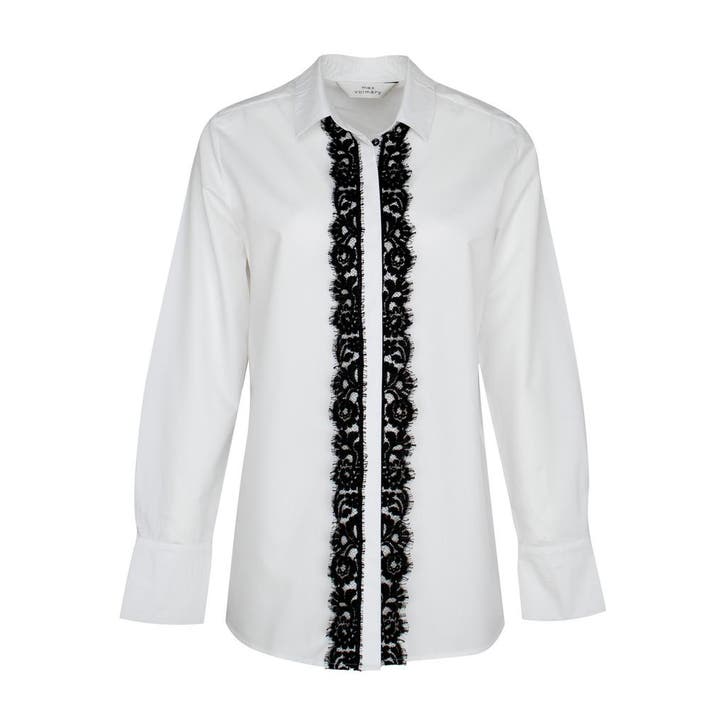 Max Volmáry • witte blouse met kant • 38, Kleding | Dames, Tops, Wit, Nieuw, Maat 38/40 (M), Verzenden