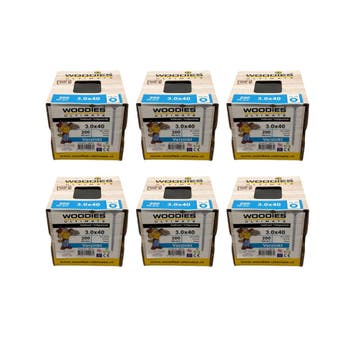 Woodies Ultimate 3.0x40 Verzonken Kop T10 Verzinkt Voldraad, Verzenden, Nieuw