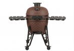 BASTE kamado bbq large - 21 inch - Chocolade bruin, Tuin en Terras, Houtskoolbarbecues, Verzenden, Nieuw