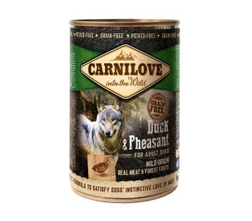 Carnilove Dog Blik - Eend / Fazant 400g, Verzenden
