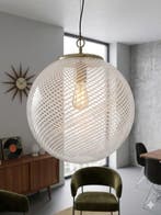 Plafondlamp (2) - Verguld messing, Muranoglas