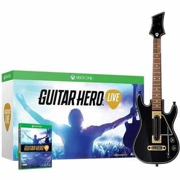 Guitar Hero Live + Gitaar Bundel - Xbox One (Incl. Dongle), Verzenden, Zo goed als nieuw