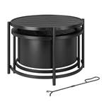 Vuurkom 66 X 63 X 41 Cm Rond Vuurplaats Met Grillrooster, Po, Verzenden