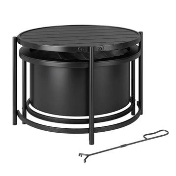 Vuurkom 66 X 63 X 41 Cm Rond Vuurplaats Met Grillrooster, Po, Tuin en Terras, Verzenden