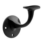 Leuninghouder zwart - opschroevend - De Oude Deurklink, Ophalen of Verzenden, Nieuw, Koper of Messing, Klink of Kruk