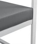 Tweepersoons tuinbank tuin tweezitsbank 70x114x60 cm wit, Tuin en Terras, Tuinsets en Loungesets, Verzenden, Nieuw