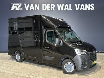 Renault Master 2.3 dCi 150pk **MARGE, geen BTW** L2H2 Paarde, Stof, Gebruikt, Renault, Zwart