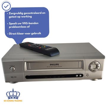 Philips VR122 | Videorecorder | VHS Speler | Video Recorder, Verzenden, Gebruikt, VHS-speler of -recorder