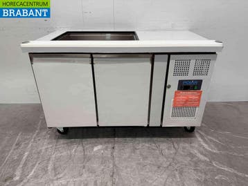 Polar CT393 RVS Koelwerkbank 2 deuren 136 cm 230V Horeca, Ophalen of Verzenden, Nieuw zonder verpakking