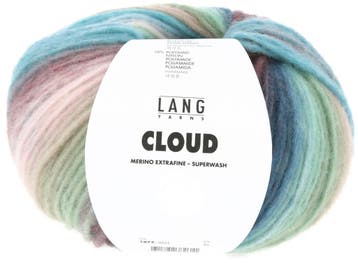 Lang Yarns Cloud - 33 Gletsjer - Chunky / Dik Merinowol Ga, Hobby en Vrije tijd, Breien en Haken, Ophalen of Verzenden, Nieuw