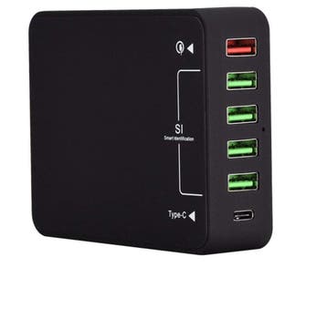 DrPhone WL3 6-poorten Wandoplader -60W USB-laadstation Hub m, Telecommunicatie, Mobiele telefoons | Telefoon-opladers, Verzenden