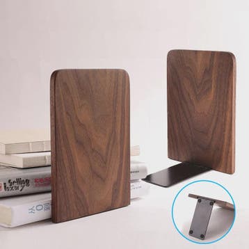 Stijlvolle Houten Boekensteunen - Bureau Organizer & Boekhou, Verzenden, Nieuw