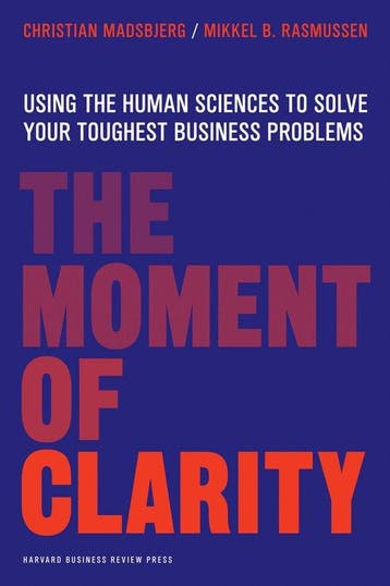 Moment Of Clarity - Christian Madsbjerg 9781422191903, Verzenden, Gelezen, Christian Madsbjerg