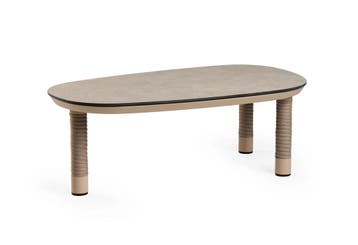 Tierra Outdoor Camel loungetafel champagne met Trespa, Ophalen of Verzenden, Nieuw