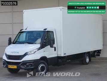Iveco Daily 72C21 3.0L Automaat 1000KG Laadklep Luchtvering, Automaat, Stof, Gebruikt, Euro 6