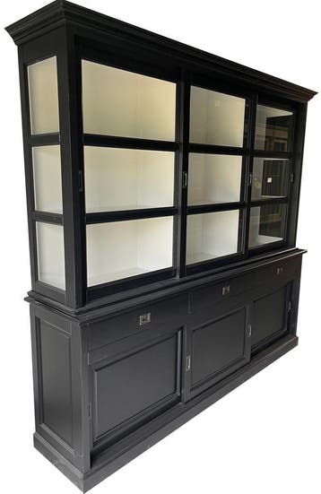 Buffetkast zwart Beverwijk 240cm, Ophalen of Verzenden, Nieuw