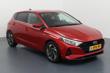 Private Lease - Hyundai i20 - 1.0 T-GDI 100 MHEV Premium 5d, Gebruikt, Met garantie (alle), Handgeschakeld, Lease