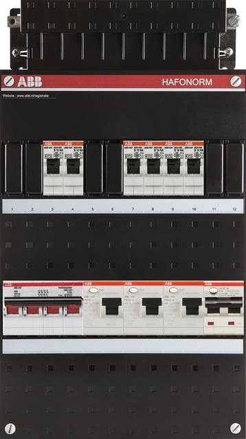 ABB Hafonorm PV-Groepenkast | HS 40A - 6 groepen - 3 x ALS, Ophalen of Verzenden, Nieuw, Groepenkast