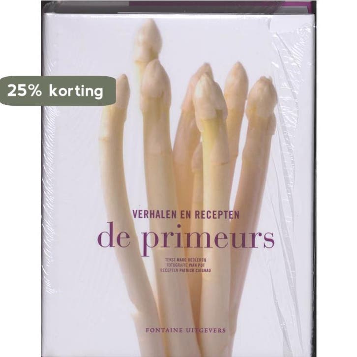 De Primeurs 9789059562868 M. Declercq, Boeken, Kookboeken, Zo goed als nieuw, Verzenden