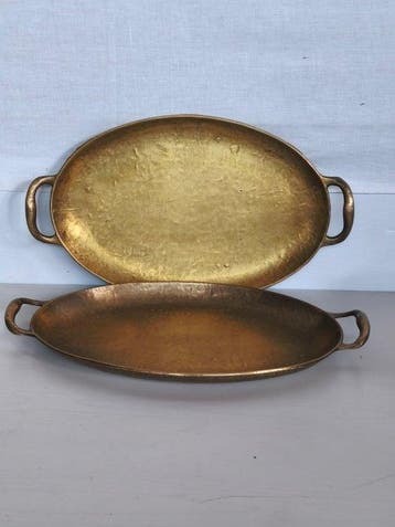 Decoratief dienblad (2) - Messing dienbladen