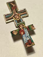 Reis-icoon - Zilveren Liga - Een diptiek in kruisvorm.