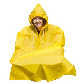 Regenponcho groot volwassen - geel (4015493590026), Verzenden, Nieuw