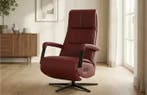 Rood leren relaxfauteuil, Ophalen of Verzenden, Nieuw, Leer