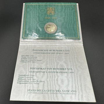 Vaticaan. 2 Euro 2010 Anno Sacerdotale (Zonder