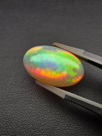 9.3 cts Natural Opal Honey Comb | 4K video Cabochon -
