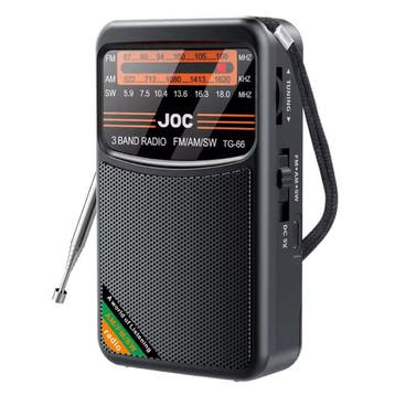 TG66 Noodradio op Batterij - USD-C Herlaadbaar - FM AM SW, Telecommunicatie, Verzenden, Nieuw