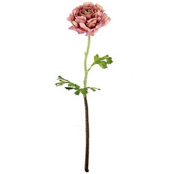 Chloe Ranonkel Vintage Roze Zijdenbloem 51 cm per stuk, Ophalen of Verzenden, Nieuw