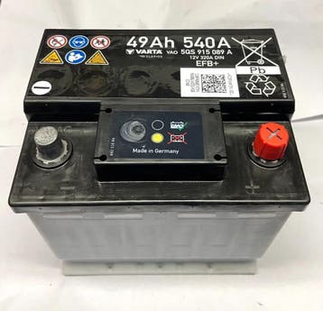 Nieuw Origineel VW 49AH Accu ( Start-Stop ) VARTA Origine..., Ophalen of Verzenden, Nieuw