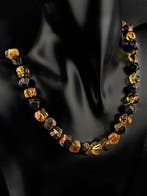 Barnsteen - Artisan Baltic Amber Rough–Polished Necklace –