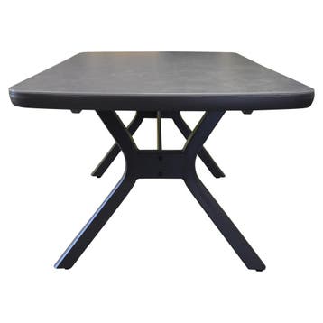 Vespera dining tuintafel 220x100xH74 cm antraciet, Ophalen of Verzenden, Nieuw