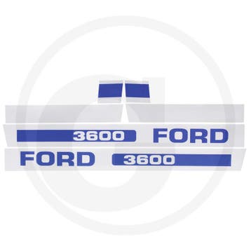 Stickerset - Trekkertype: 3600 (Werktuigen), Ophalen of Verzenden