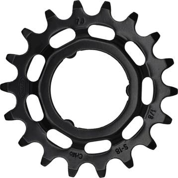 KMC Tandwiel 16T - Gehard Chromoly Staal - Zwart - Voor, Ophalen of Verzenden, Zo goed als nieuw, KMC