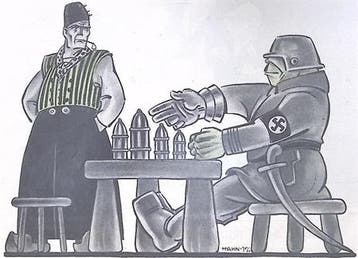 Hitlers aanbod aan Nederland op spotprent (lijst optie), Verzenden