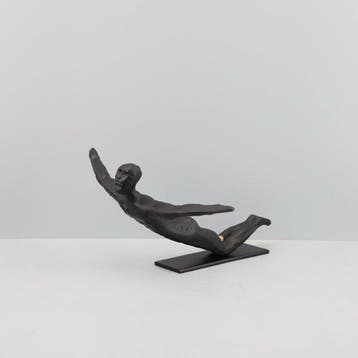 Beeld, Swimmer in Mid-Air - 14.5 cm - Hars