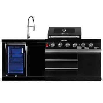 GORILLER |  RVS Buitenkeuken | BBQ | Koelkast | Spoelbak, Verzenden, Nieuw, Goriller, Gas