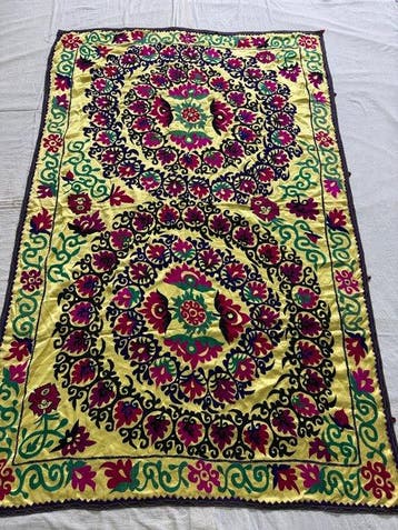 Suzane Kilim - Suzane Tapijt, Bankhoes, Bedhoes,, Nieuw