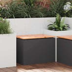 vidaXL Tuinbank Zwart 60 x 40 x 43 cm Massief douglas hout, Tuin en Terras, Tuinbanken, Verzenden, Nieuw