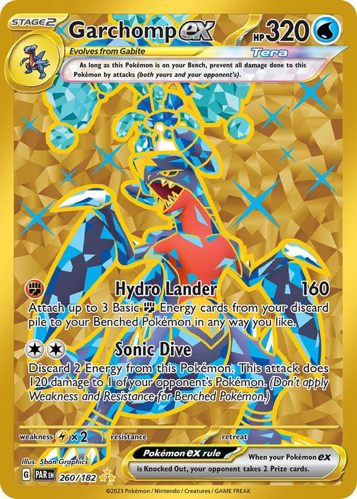 Garchomp ex (PAR 260), Hobby en Vrije tijd, Verzamelkaartspellen | Pokémon, Nieuw, Ophalen of Verzenden