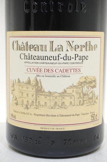 1988 Château La Nerthe - Cuvée des Cadettes -, Nieuw
