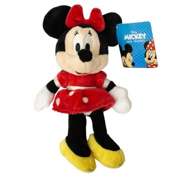 Minnie Mouse knuffel - rood - pluche - 20 cm - Disney, Verzenden, Nieuw