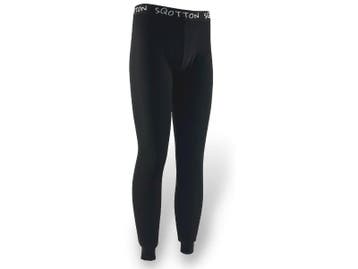 Lange thermo ondergoed heren - Fleecevoering -  Zwart, Kleding | Heren, Verzenden